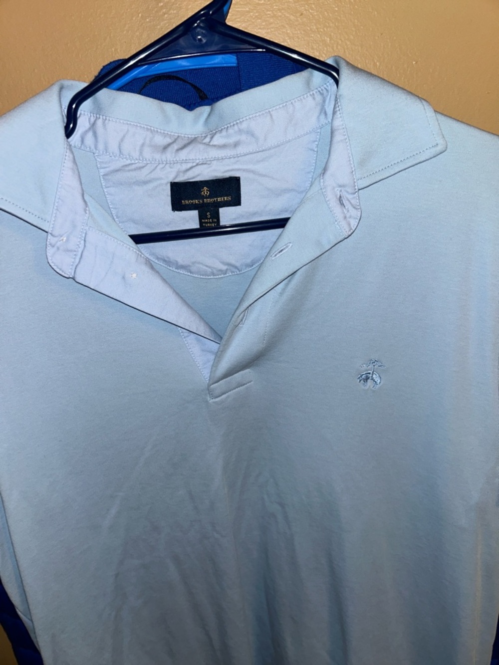 Brooks Brothers Men's Light Blue Polo Shirt Sz small NWOT